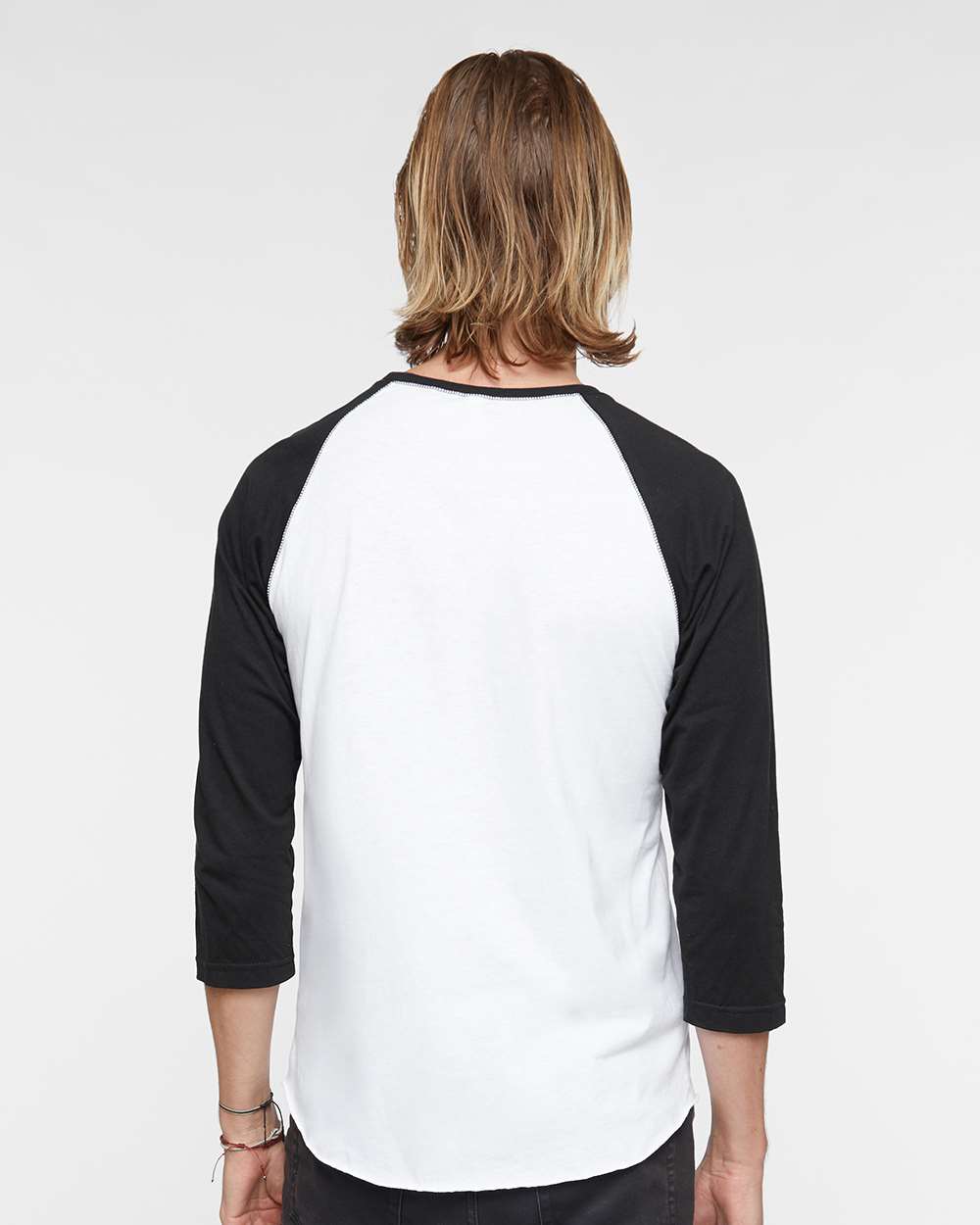 Men's Baseball Fine Jersey Three-Quarter Sleeve Tee