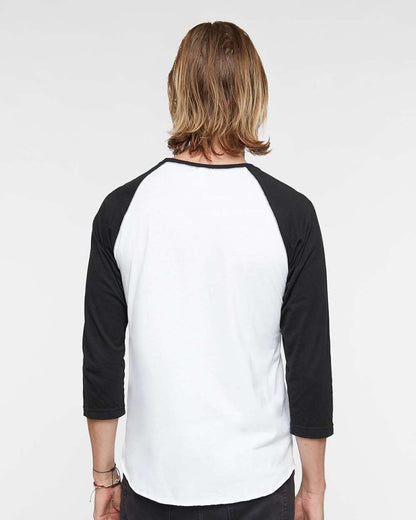 Men's Baseball Fine Jersey Three-Quarter Sleeve Tee