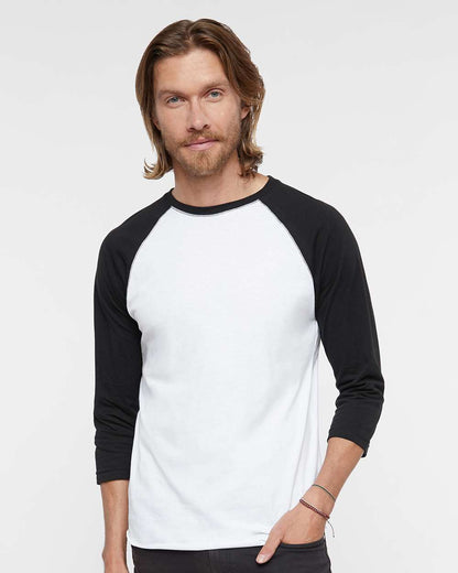 Men's Baseball Fine Jersey Three-Quarter Sleeve Tee