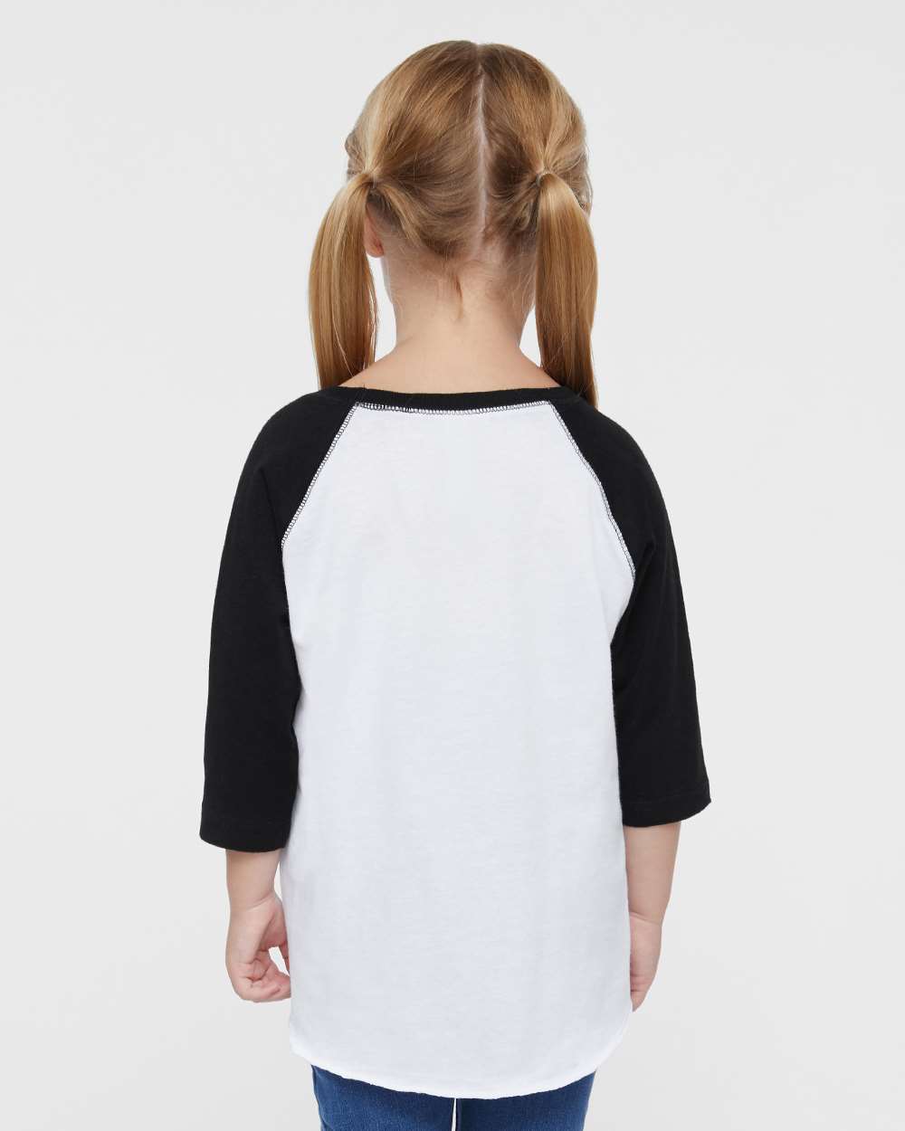 Toddler Baseball Fine Jersey Three-Quarter Sleeve Tee