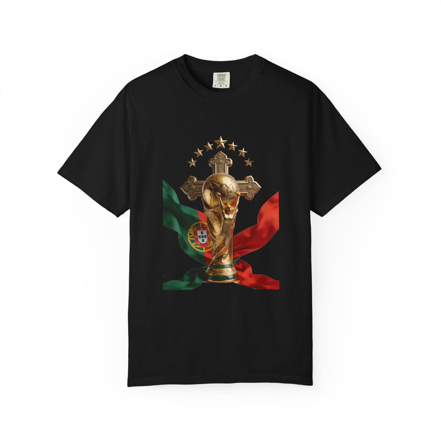 Portugal Football 'Cruz Sagrada' Majestic Trophy | Premium Graphic Tee