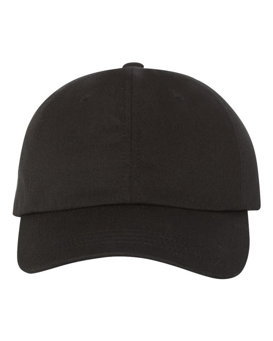 Flexfit/Yupoong 6245CM Low Profile Cotton Twill (Dad Cap) (Black)