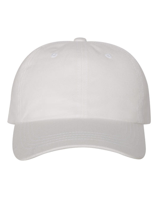 Flexfit/Yupoong 6245CM Low Profile Cotton Twill (Dad Cap) (White)
