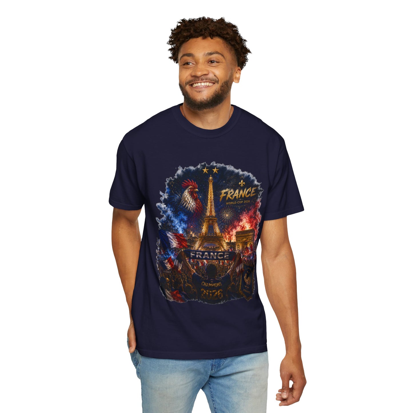 France World Cup 2026 Paris Midnight Celebration | Premium Graphic Tee