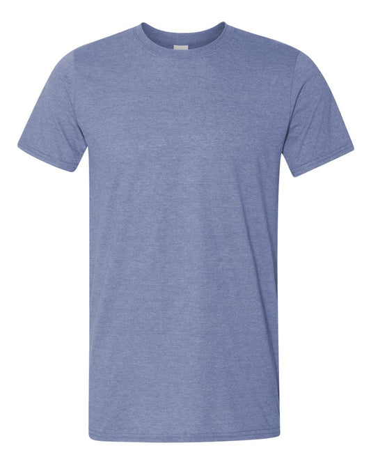 Gildan Men's Softstyle Cotton T-Shirt, Style G64000, XL-HeatherIndigo