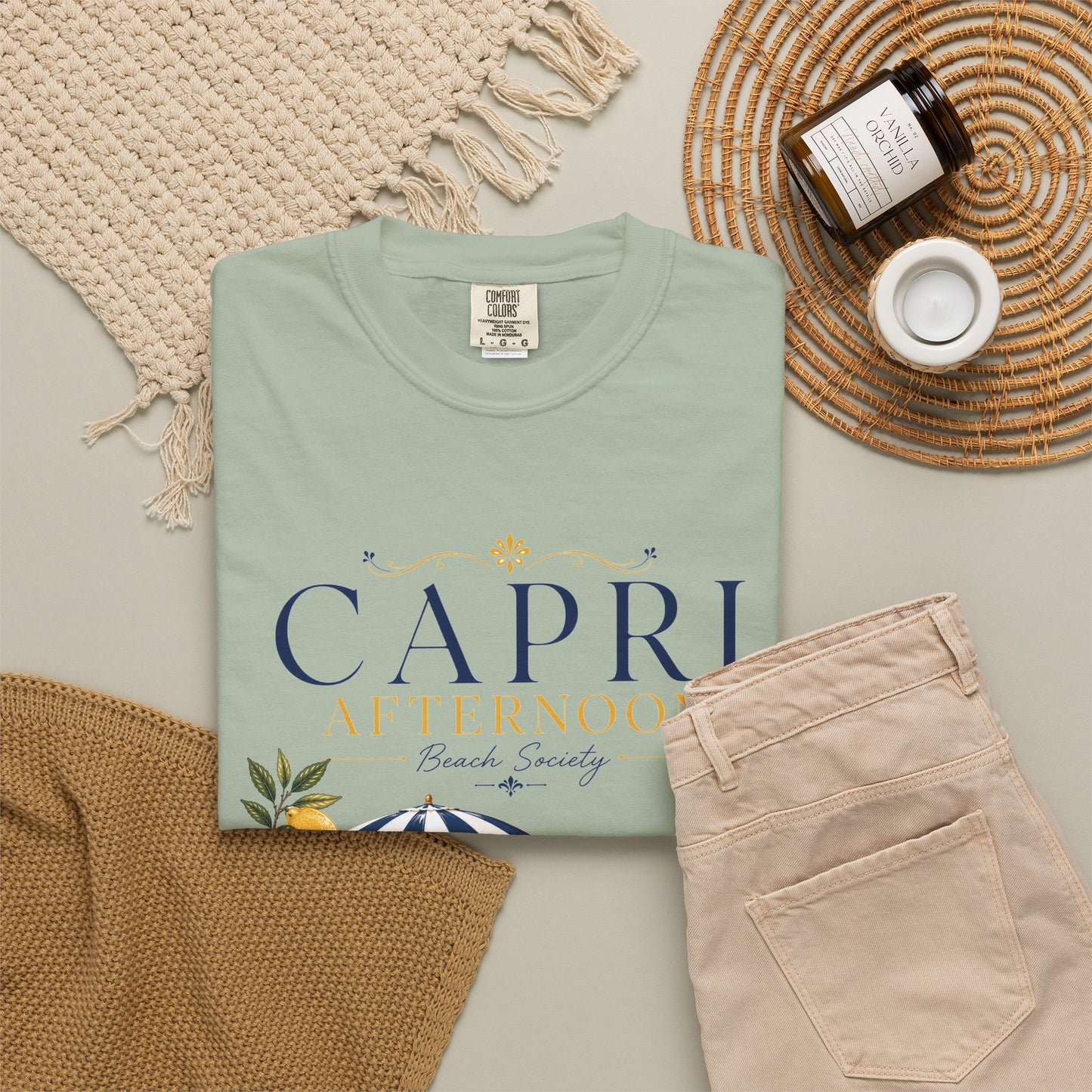 Capri Afternoon – Beach Society | Premium Graphic Tee