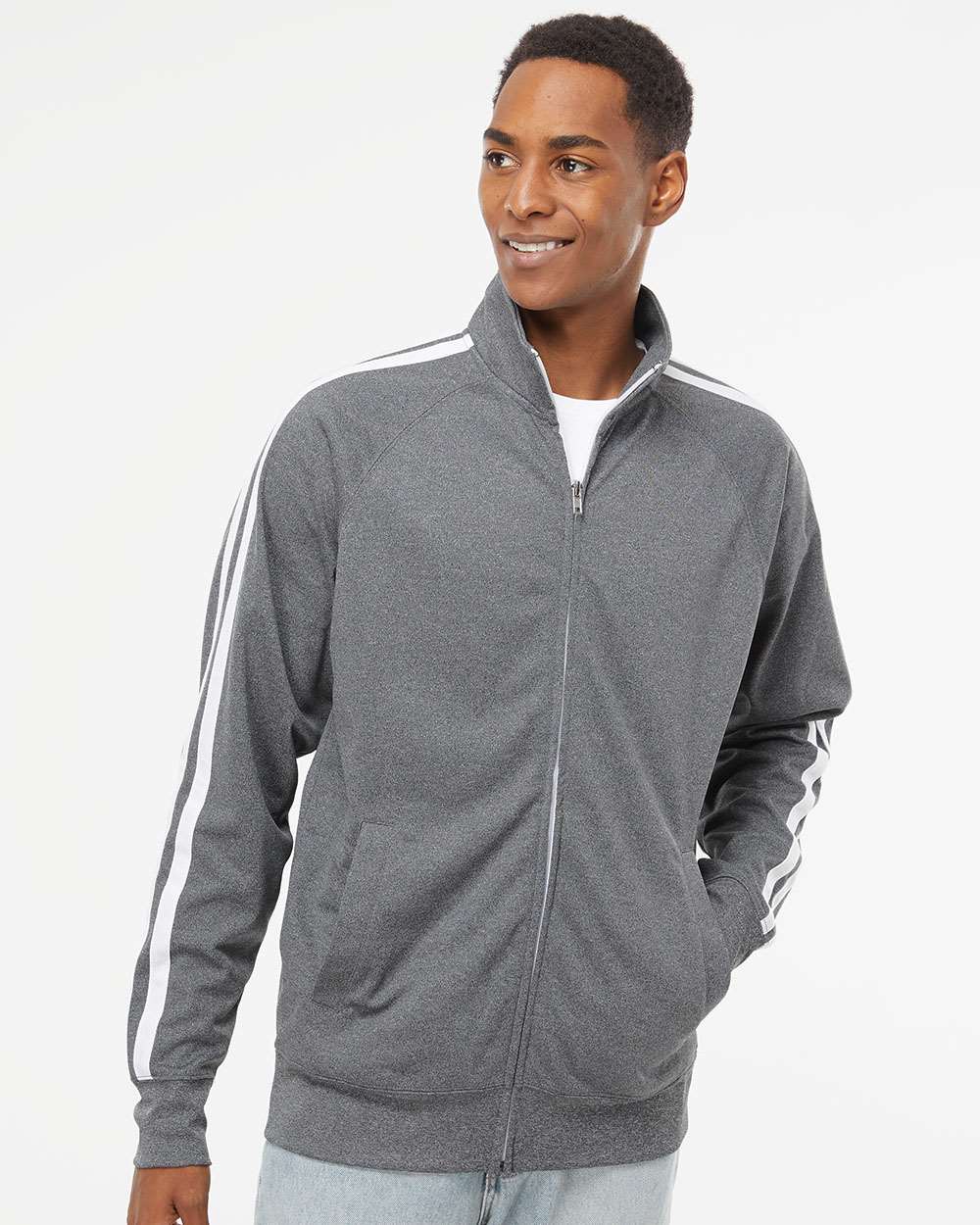Men's Lightweight Poly-Tech Full-Zip Track Jacket
