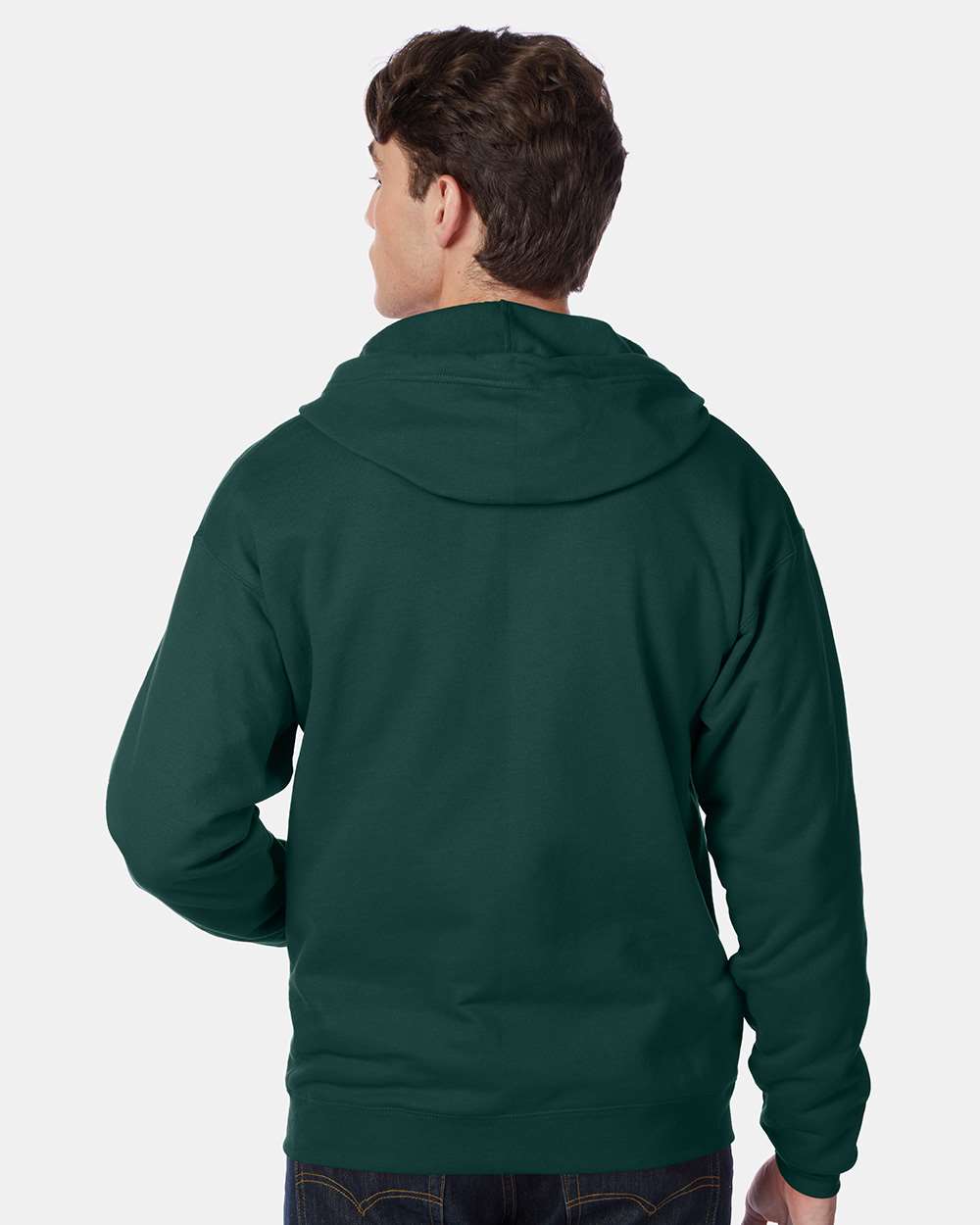 Unisex EcoSmartÂ® Full-Zip Hooded Sweatshirt