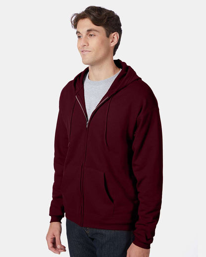 Unisex EcoSmartÂ® Full-Zip Hooded Sweatshirt