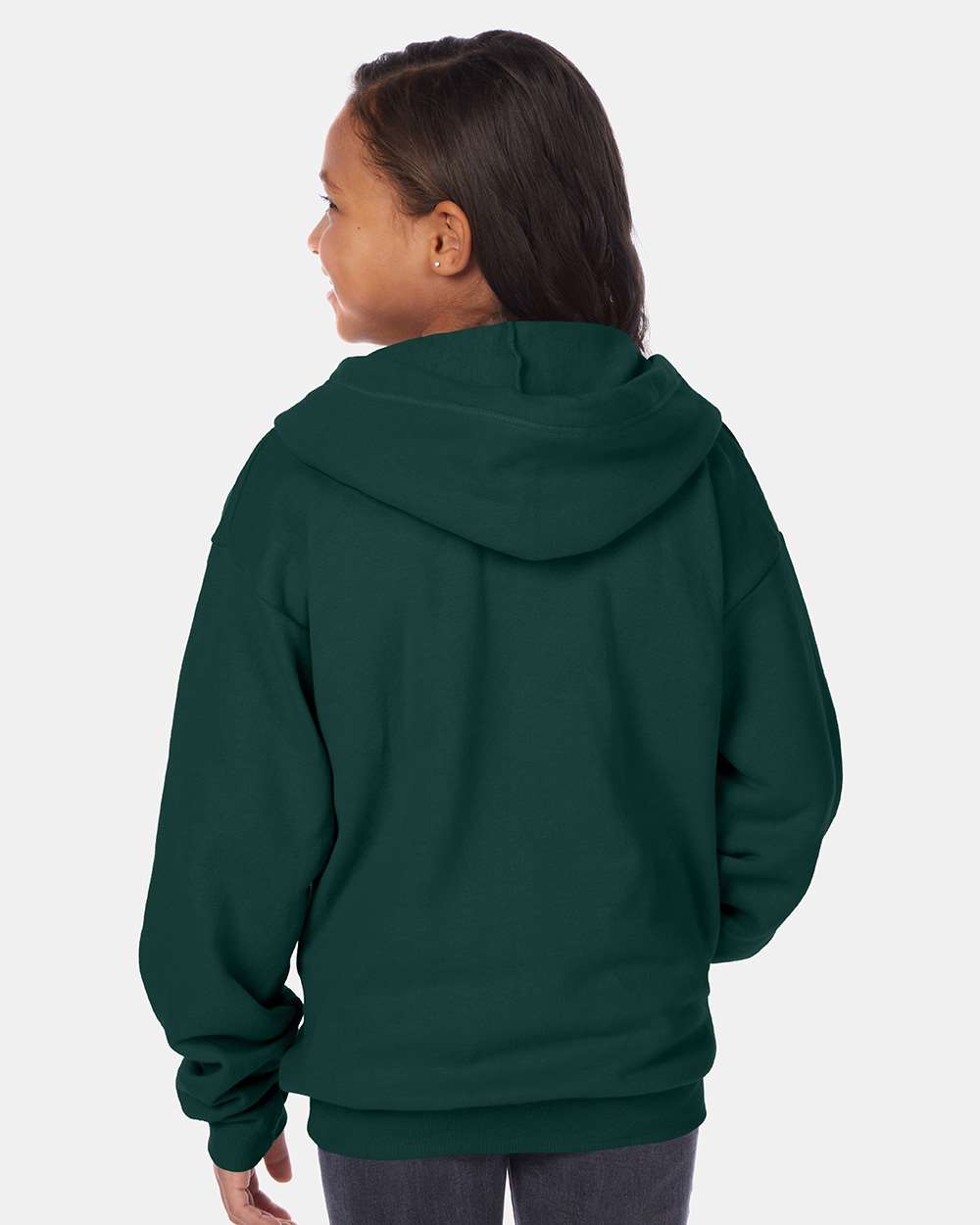 Youth EcoSmartÂ® Full-Zip Hooded Sweatshirt