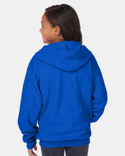 Youth EcoSmartÂ® Full-Zip Hooded Sweatshirt