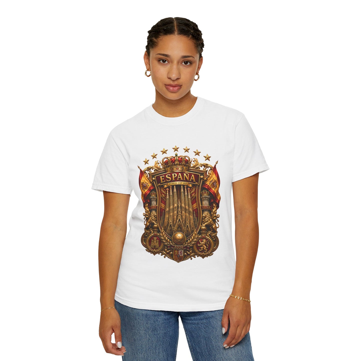 Spain Football World Cup 2026 'Catedral Imperial' Heritage Shield | Premium Graphic Tee