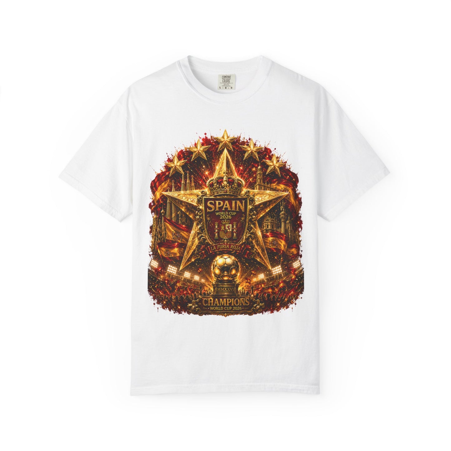 Spain Football World Cup 2026 'Estrella Sagrada' Epic Championship | Premium Graphic Tee