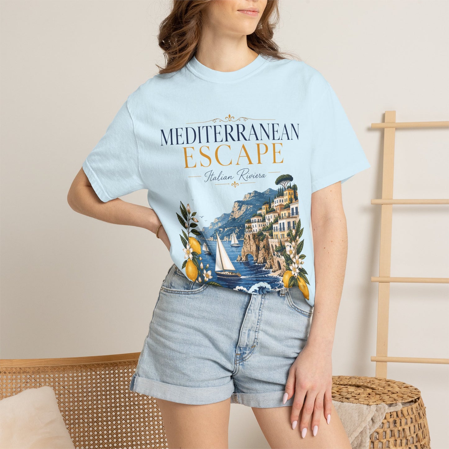 Mediterranean Escape – Italian Riviera | Premium Summer Tee