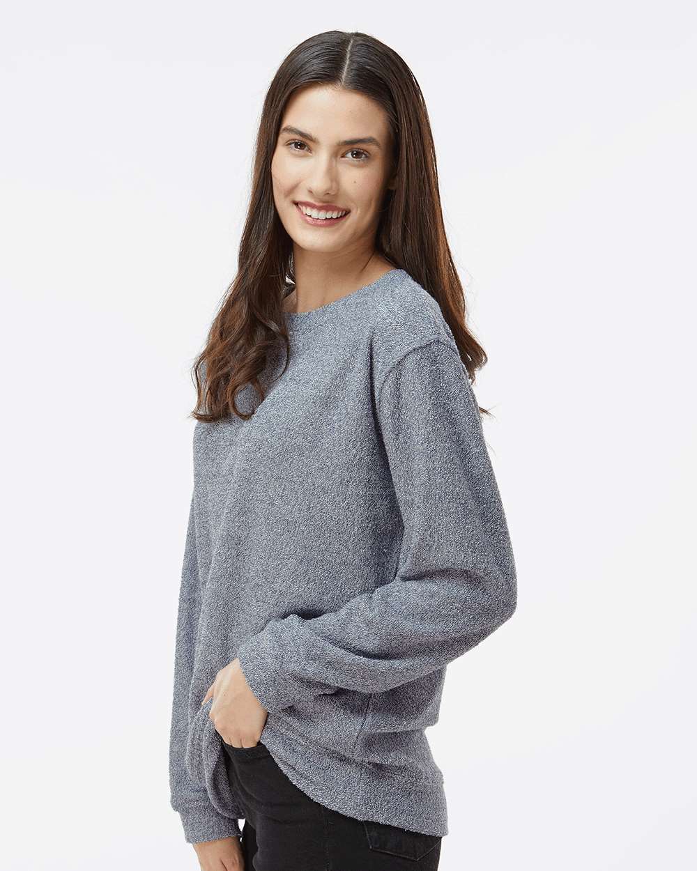 WomenÂ’s Cozy Crewneck Pullover