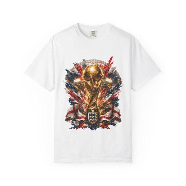 England Football World Cup Explosion – Wembley Glory | Premium Graphic Tee