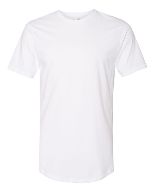 Next Level Men's Cotton Long Body Crew 2XL WHITE