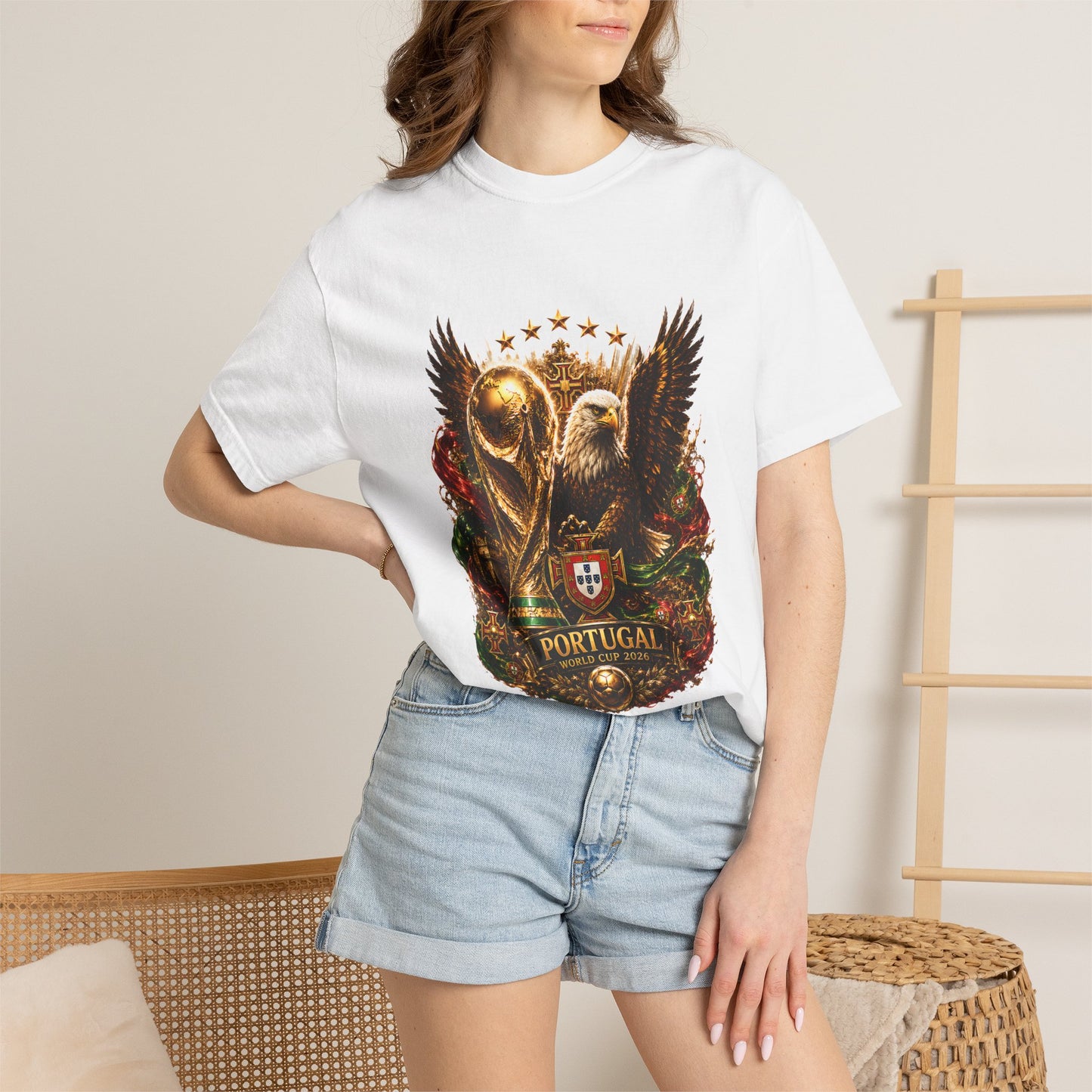 Portugal Football World Cup 2026 'Glória da Águia' Sovereign Crest | Premium Graphic Tee