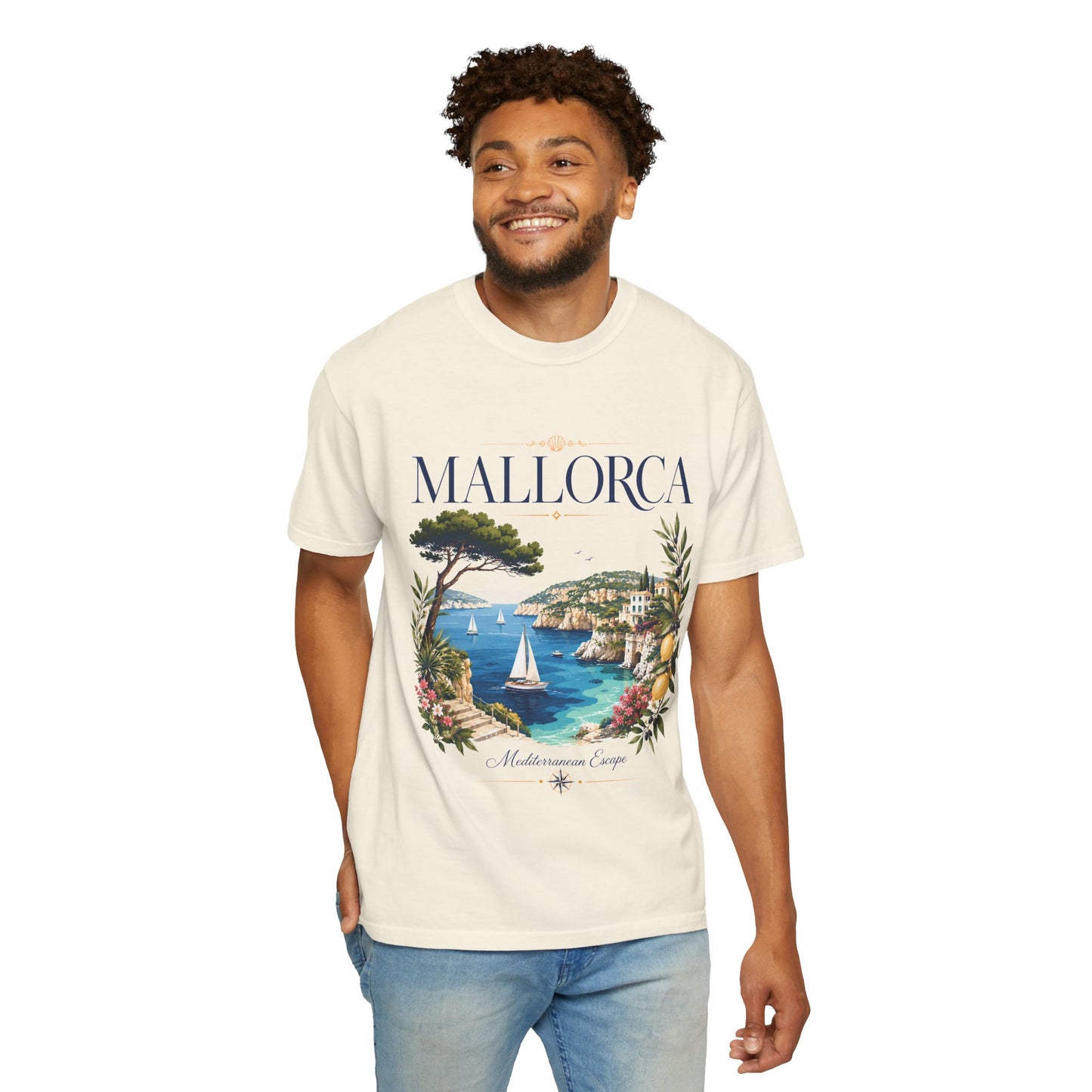 Mallorca Mediterranean Escape – Coastal Paradise | Premium Summer Tee