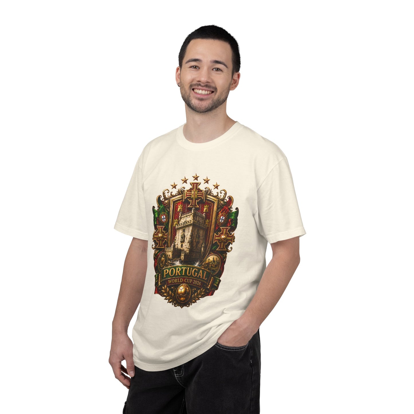 Portugal Football World Cup 2026 'Cidadela de Glória' Imperial Crest | Premium Graphic Tee