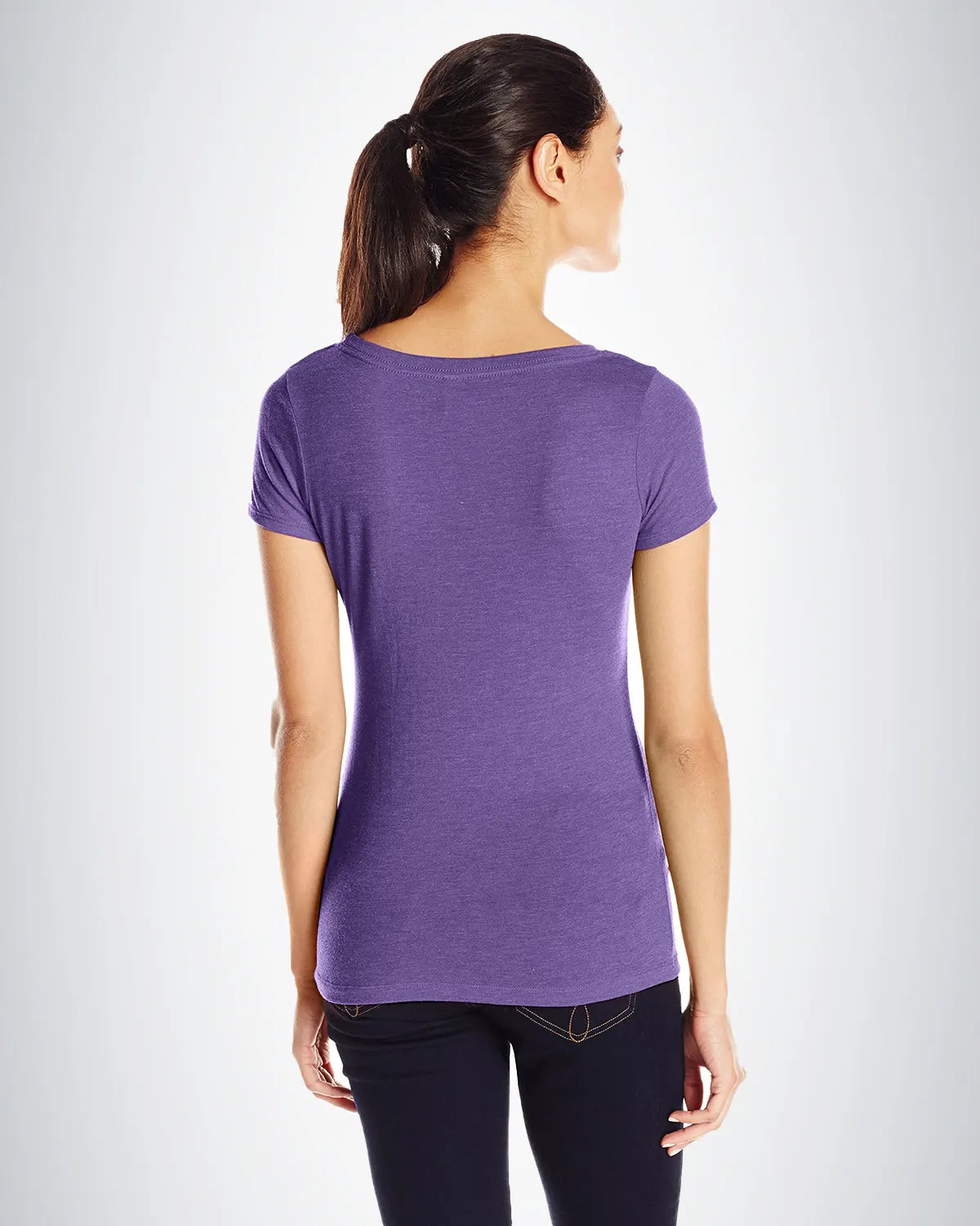 Next Level 6730 Women Triblend Scoop Neck T-Shirt