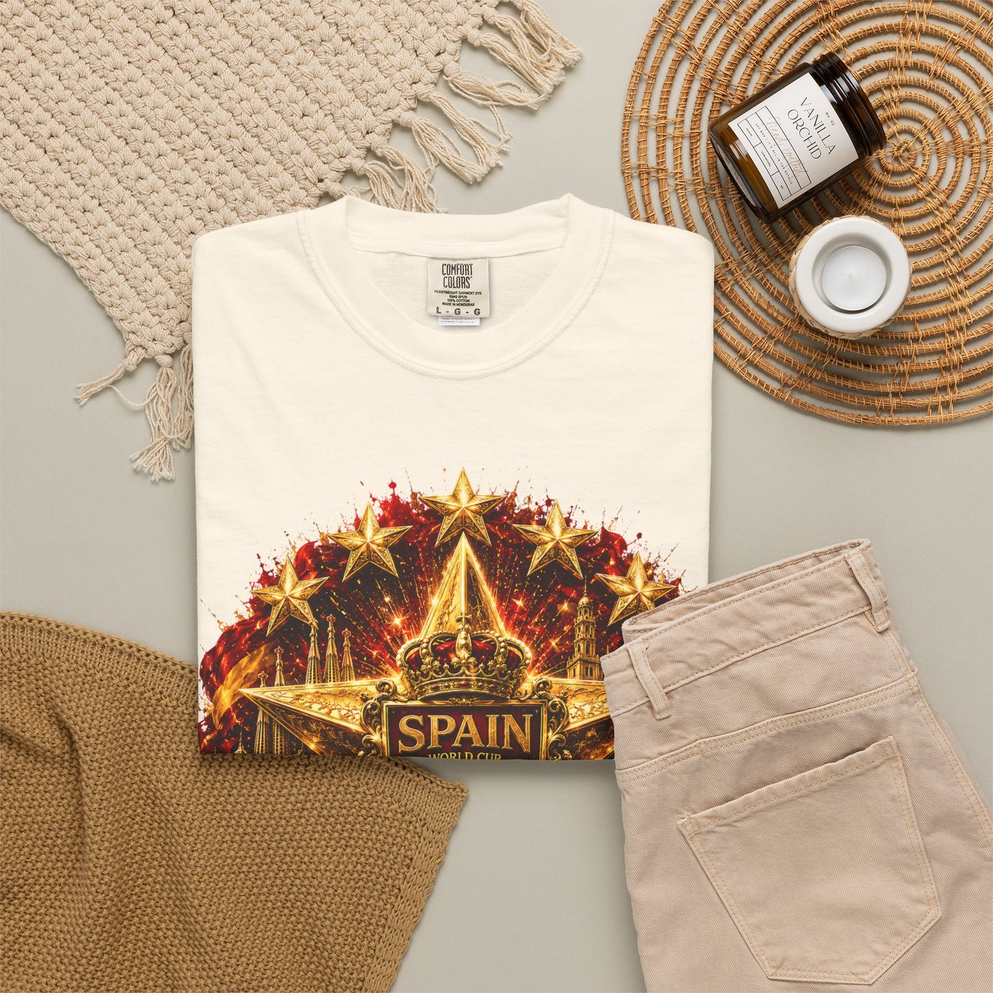 Spain Football World Cup 2026 'Estrella Sagrada' Epic Championship | Premium Graphic Tee