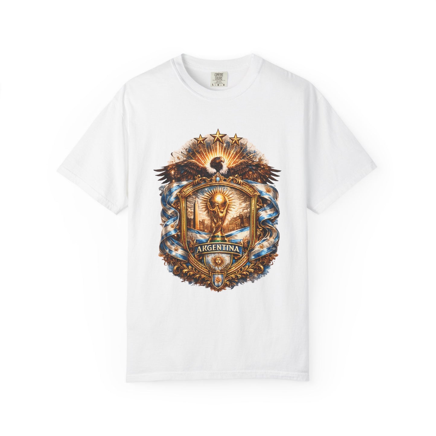 Argentina Football World Cup 'Águila de la Patria' Sovereign Shield | Premium Summer Tee