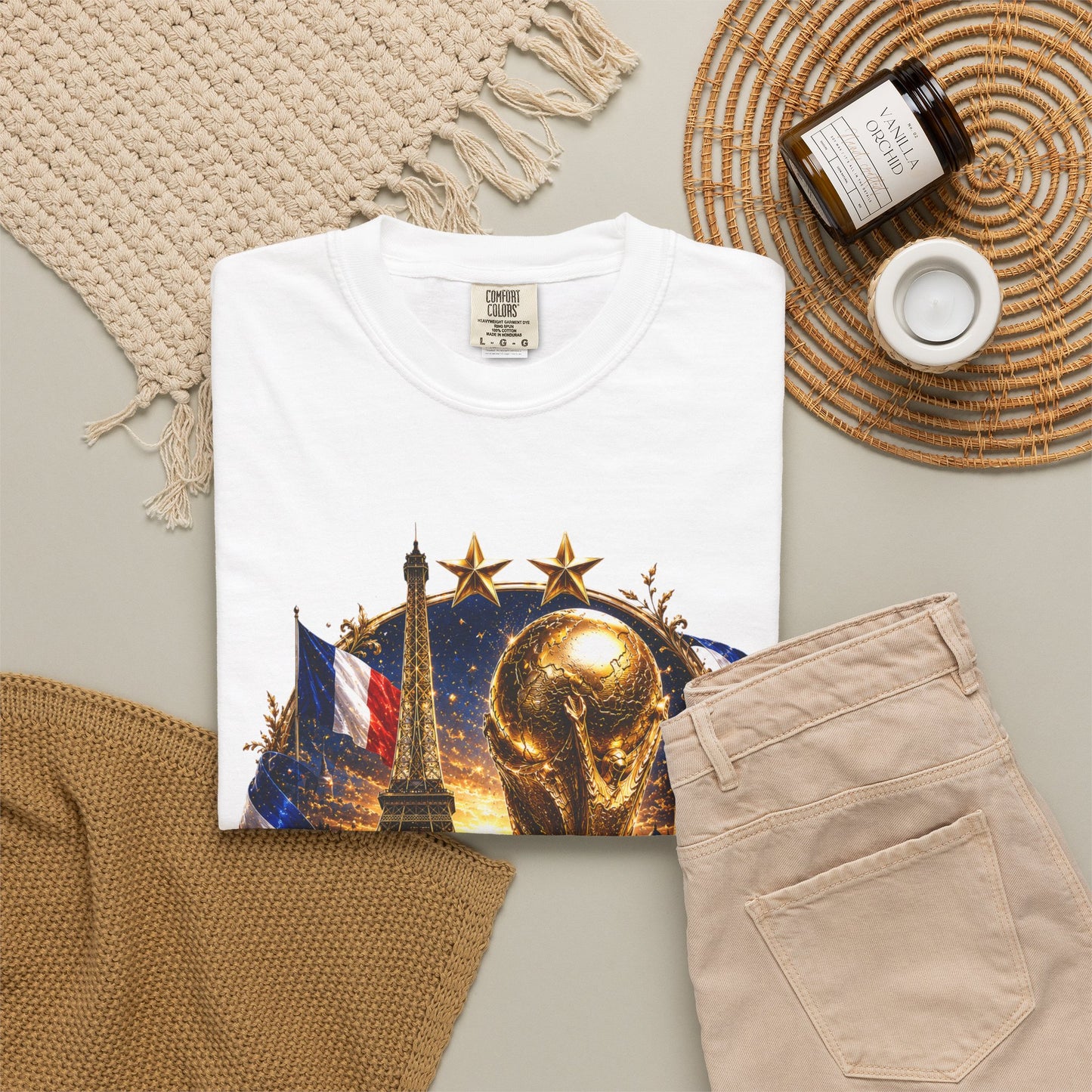 France World Cup 2026 Golden Horizon Medallion | Premium Graphic Tee