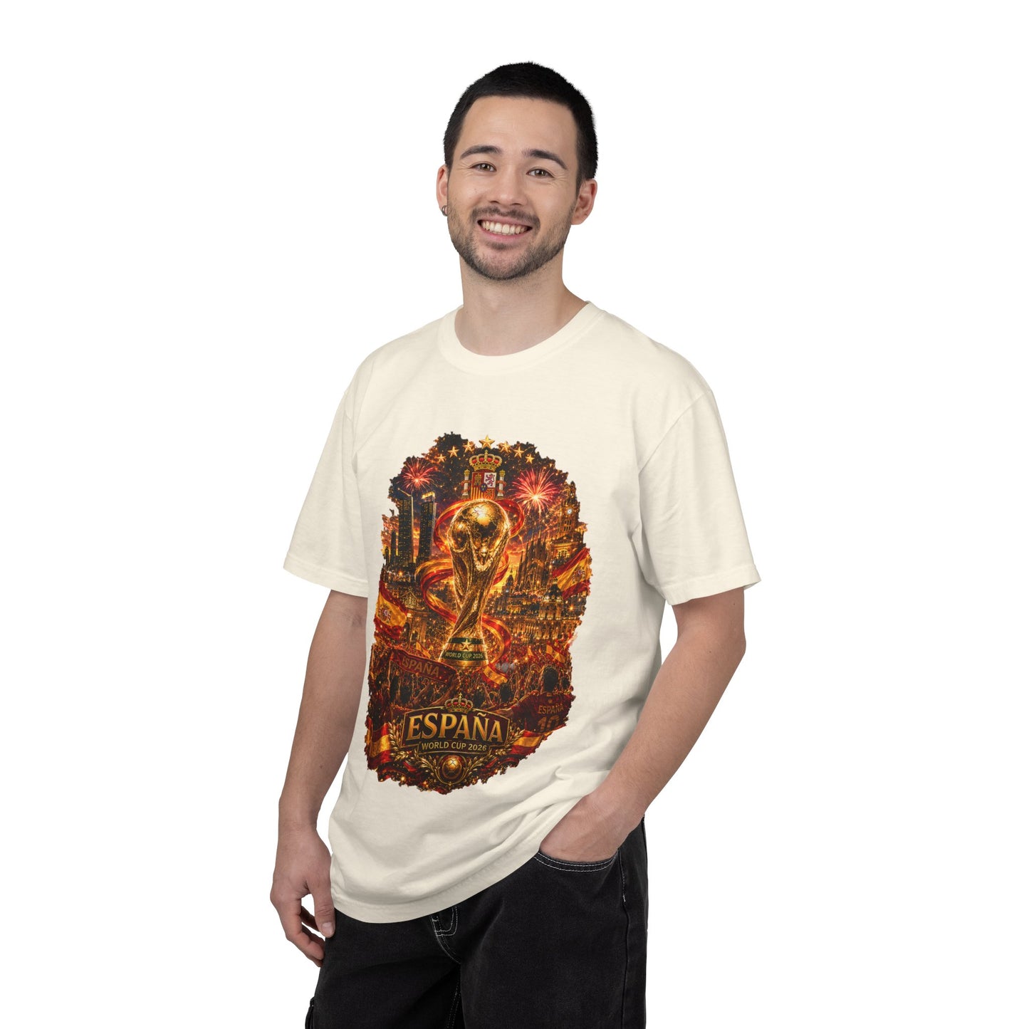 Spain Football World Cup 2026 'Fiesta de Oro' Ultimate Fan Celebration | Premium Graphic Tee