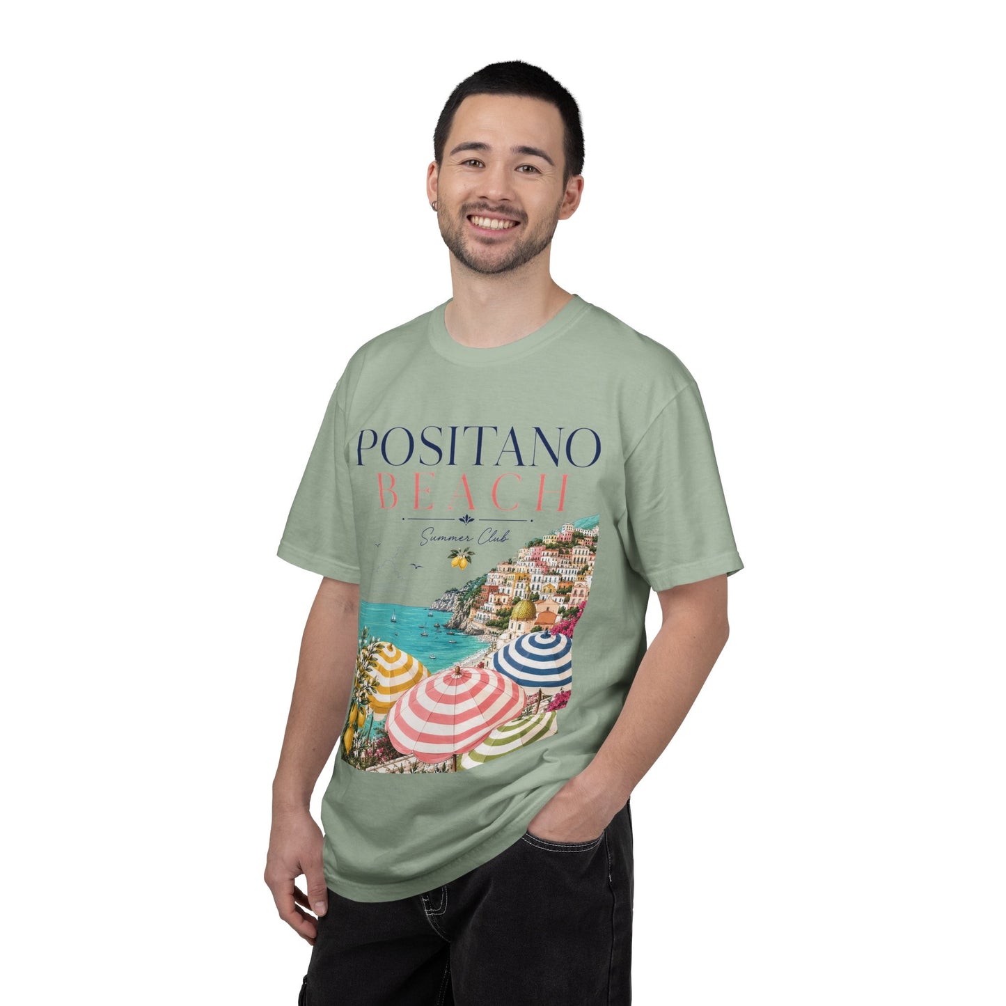 Positano Beach – Summer Club | Premium Vintage Tee
