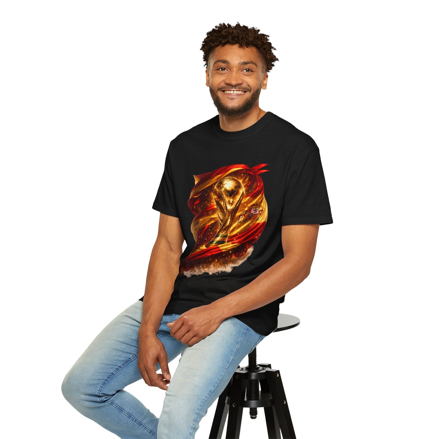 Spain Football World Cup 2026 'Resplandor Eterno' Shrouded Trophy | Premium Graphic Tee