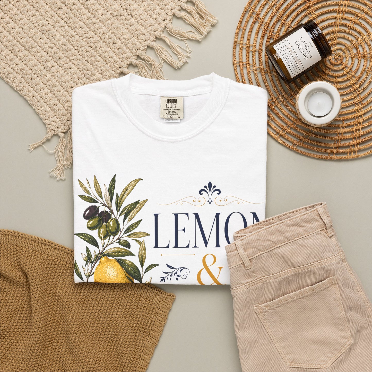 Lemon & Olive – Italian Heritage | Premium Graphic Tee