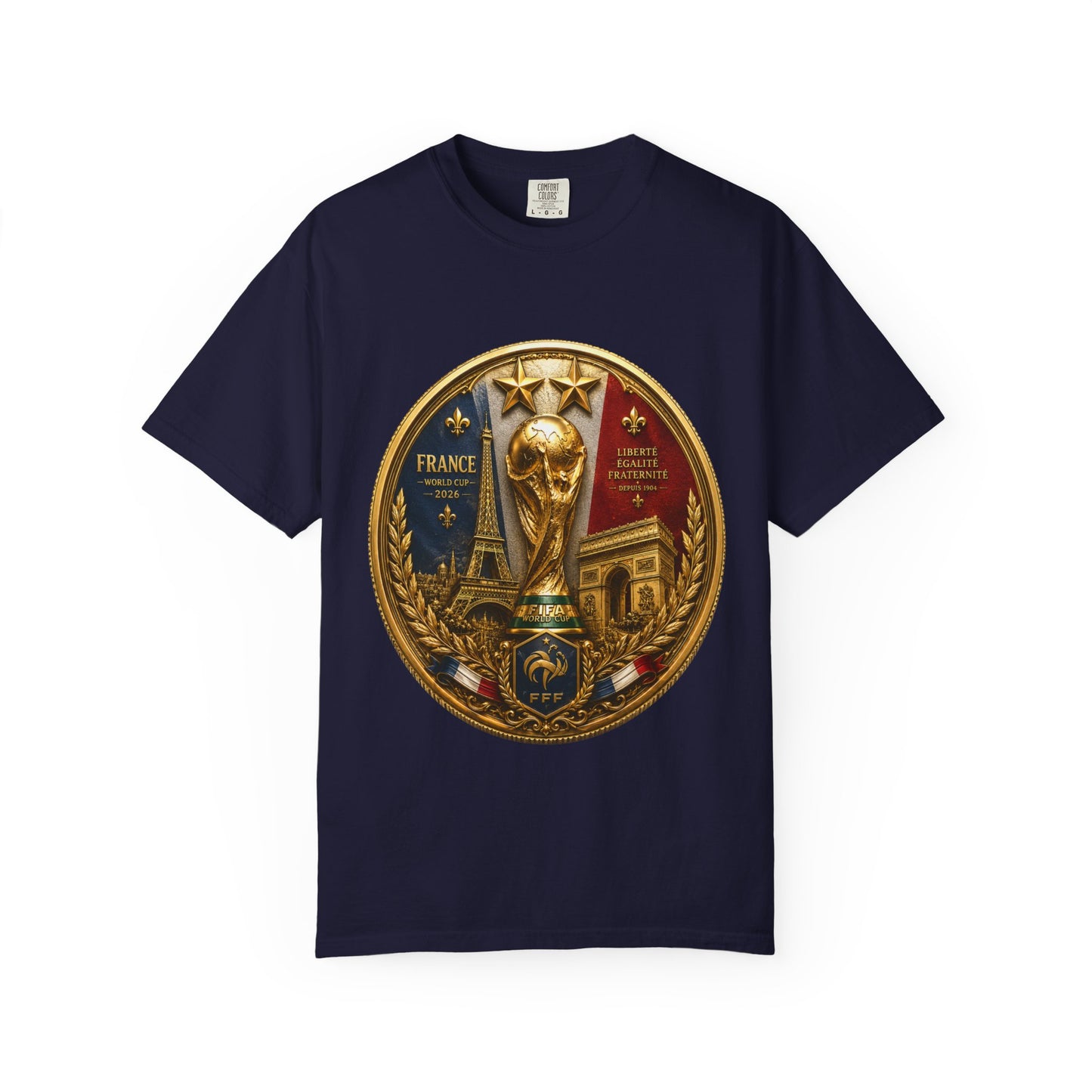 France Football World Cup 2026 Sovereign Trophy Medallion – Imperial Glory | Premium Graphic Tee