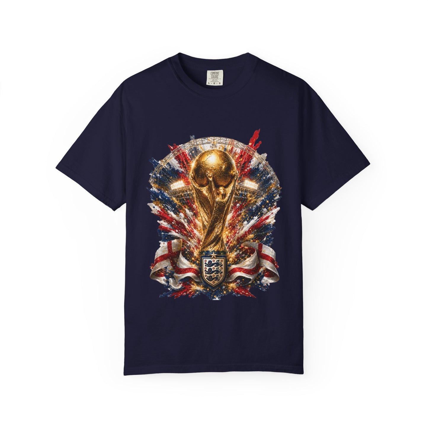 England Football World Cup Explosion – Wembley Glory | Premium Graphic Tee