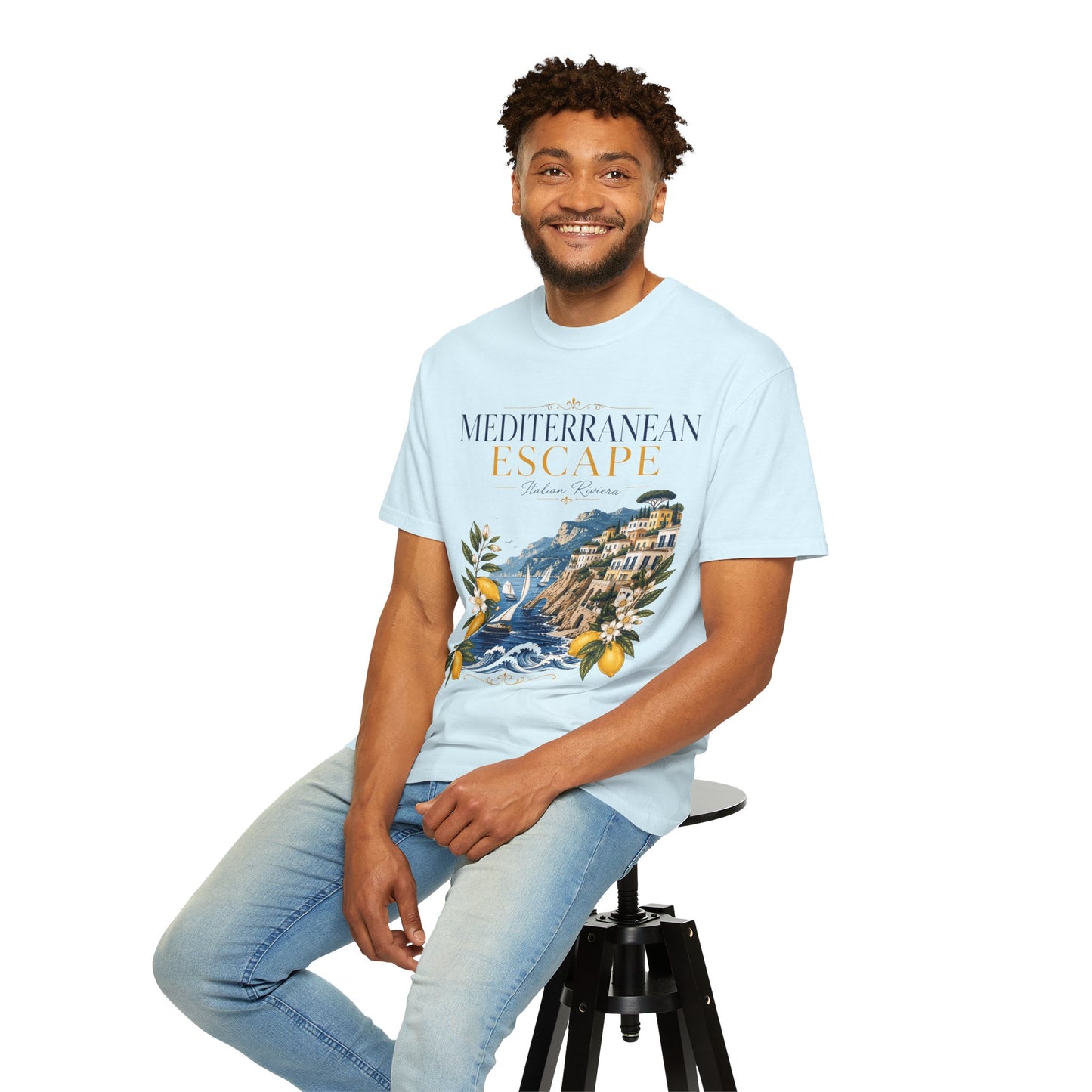 Mediterranean Escape – Italian Riviera | Premium Summer Tee