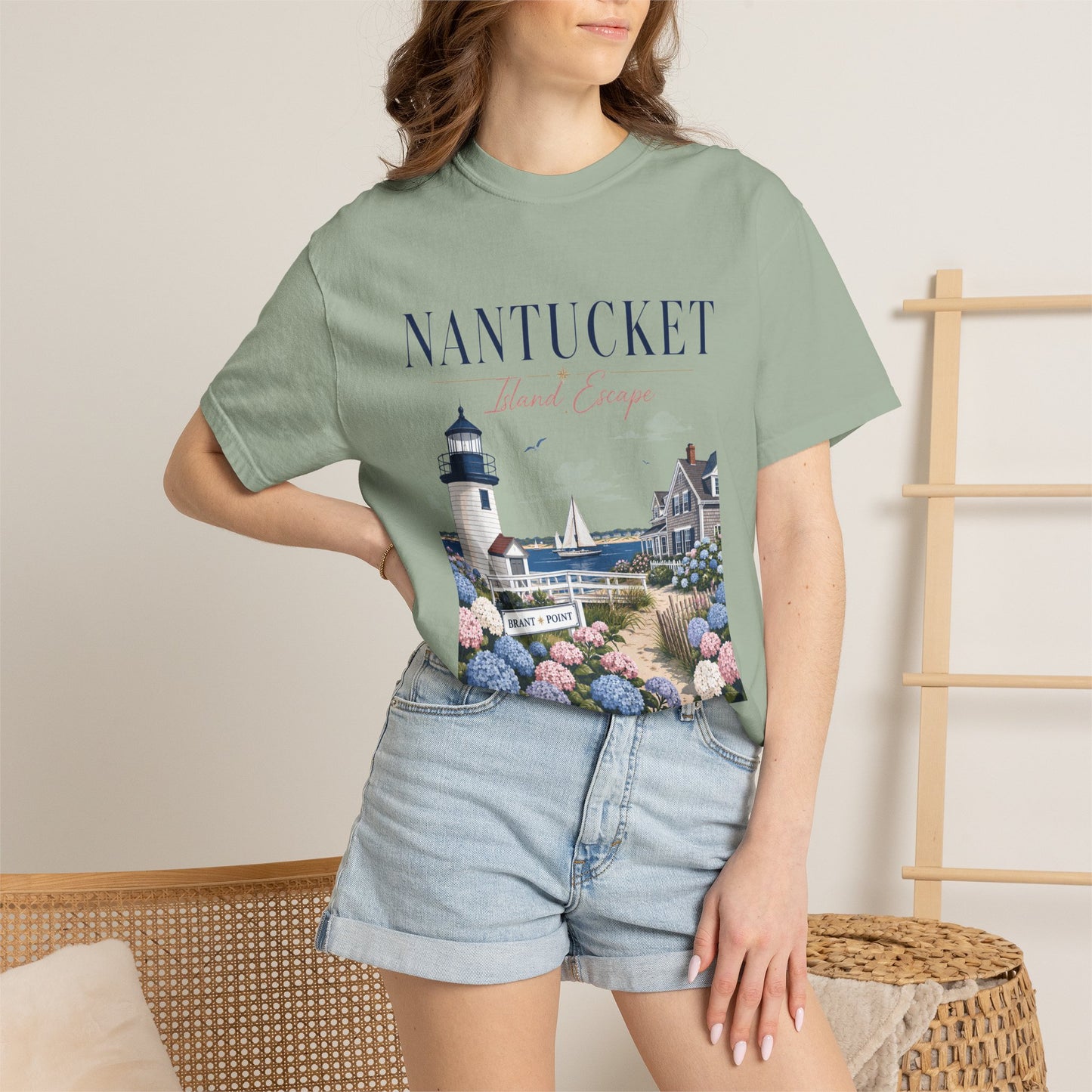 Nantucket Island Escape – Brant Point | Premium Summer Tee