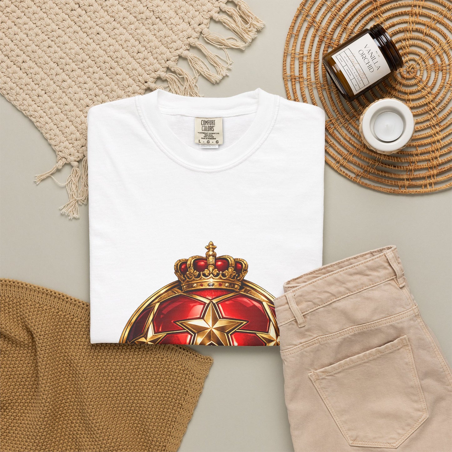 Spain Football World Cup 2026 'Estrella de Campeón' Round Medallion | Premium Graphic Tee