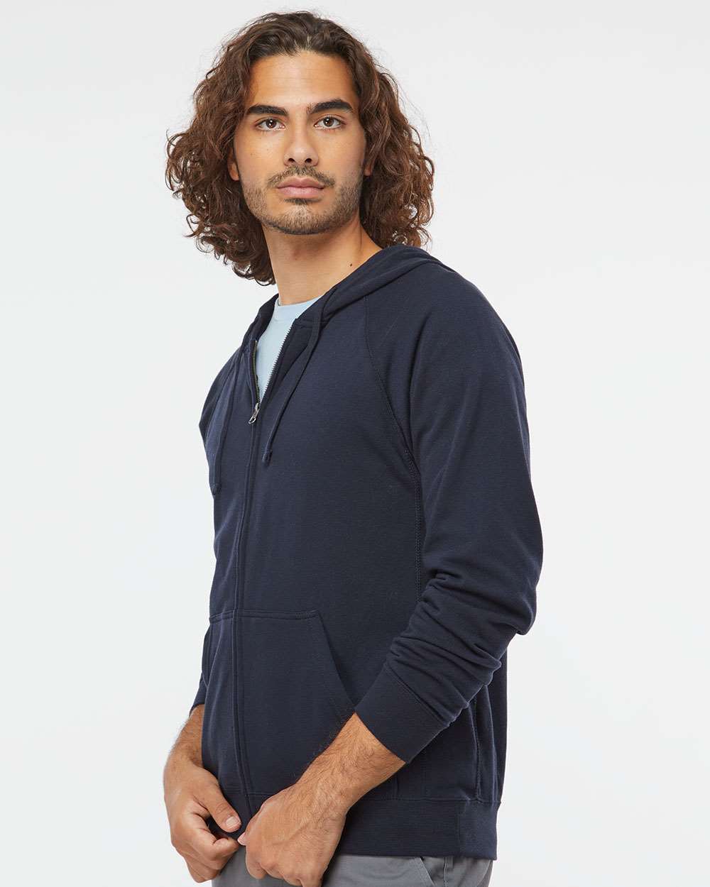 Unisex Special Blend Raglan Full-Zip Hooded Sweatshirt