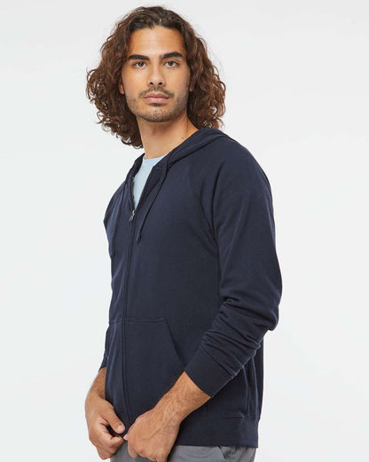 Unisex Special Blend Raglan Full-Zip Hooded Sweatshirt