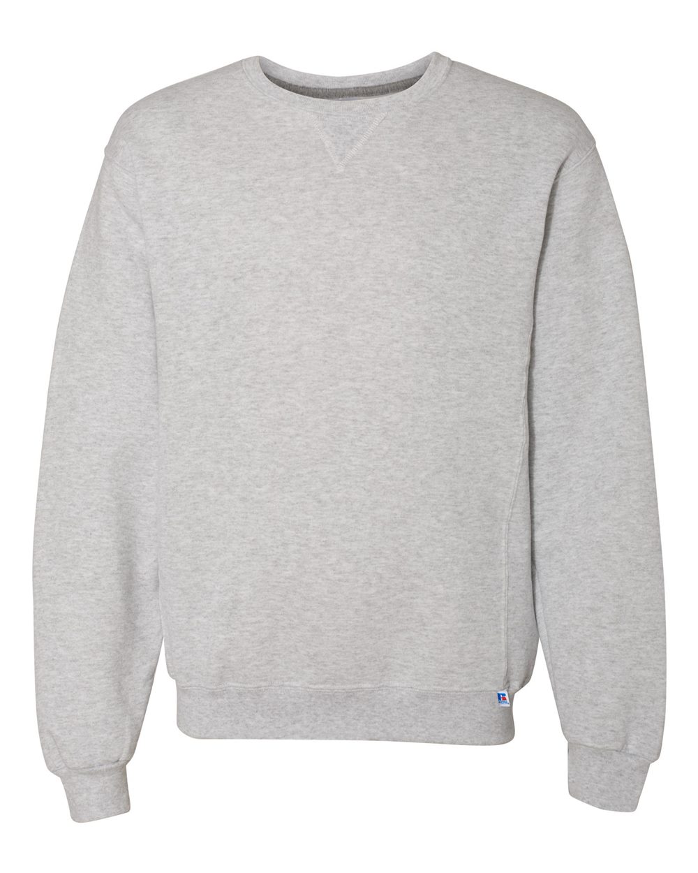 Russell Athletic Men's Cotton Rich 2.0 Premium Fleece Sweatshirt, Ash, L