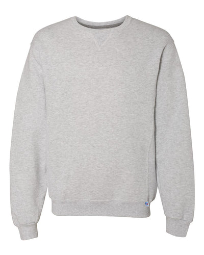 Russell Athletic Men's Cotton Rich 2.0 Premium Fleece Sweatshirt, Ash, L