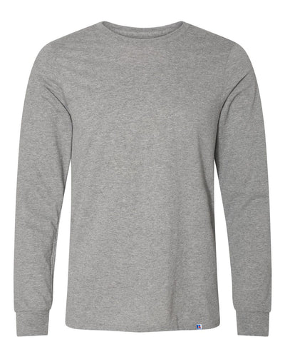 Russell Athletic Men's Basic Cotton Long Sleeve Tee, Oxford, X-Large