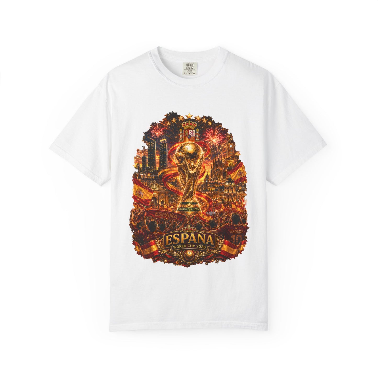 Spain Football World Cup 2026 'Fiesta de Oro' Ultimate Fan Celebration | Premium Graphic Tee