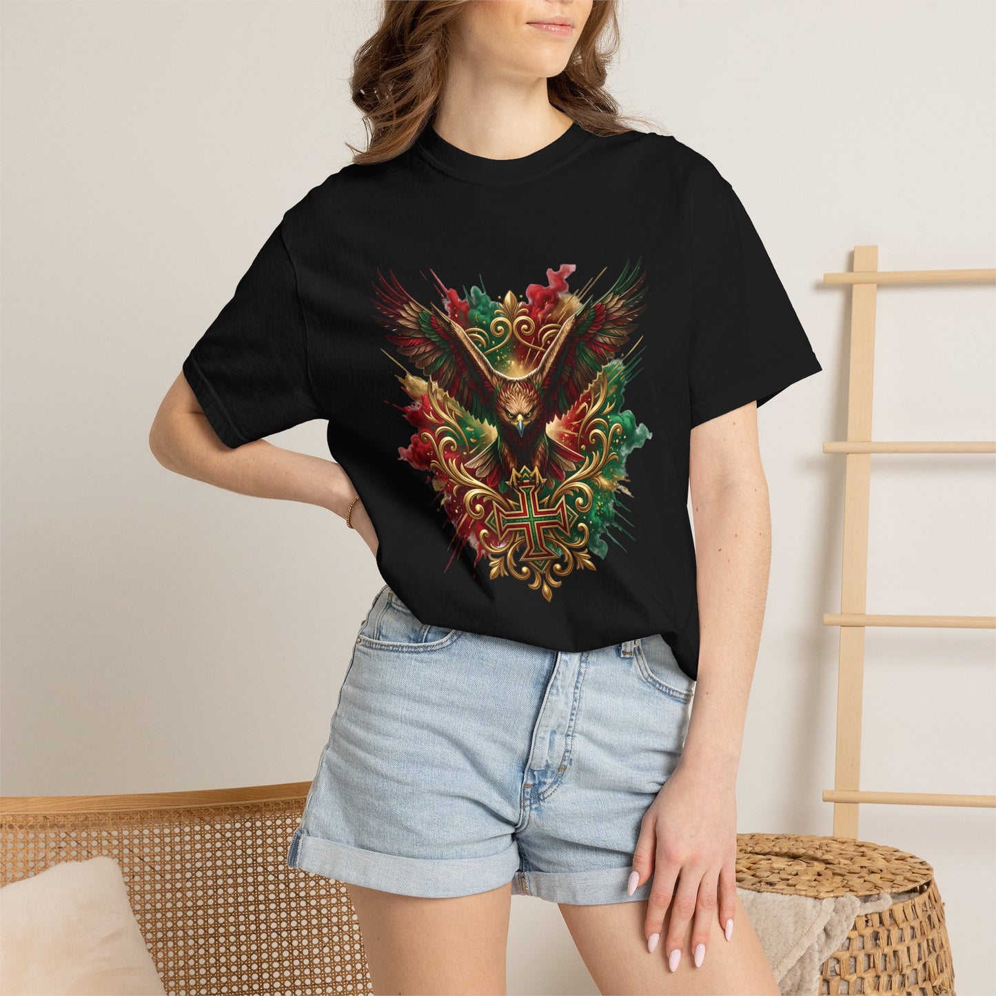 Portugal Football 'Espírito de Vitória' Sovereign Crest | Premium Graphic Tee