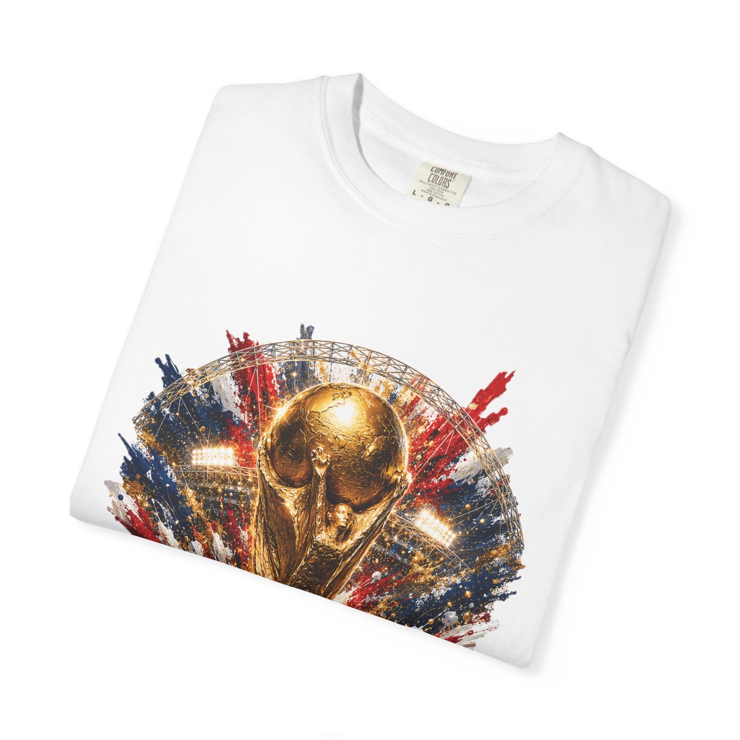 England Football World Cup Explosion – Wembley Glory | Premium Graphic Tee