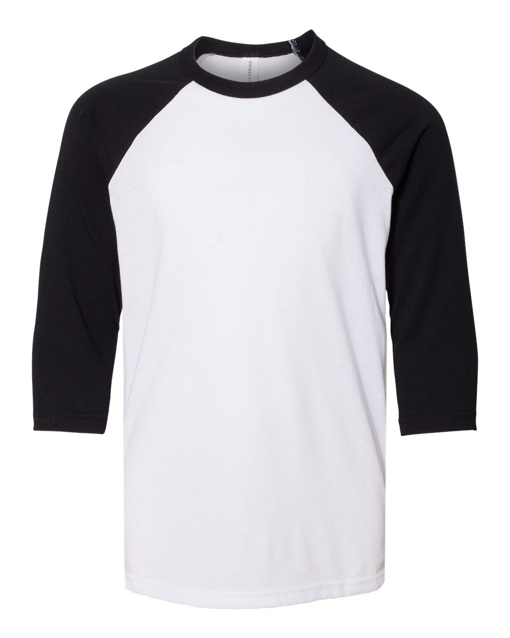 BELLA + CANVAS 3200Y Youth Three-Quarter Sleeve Baseball Tee