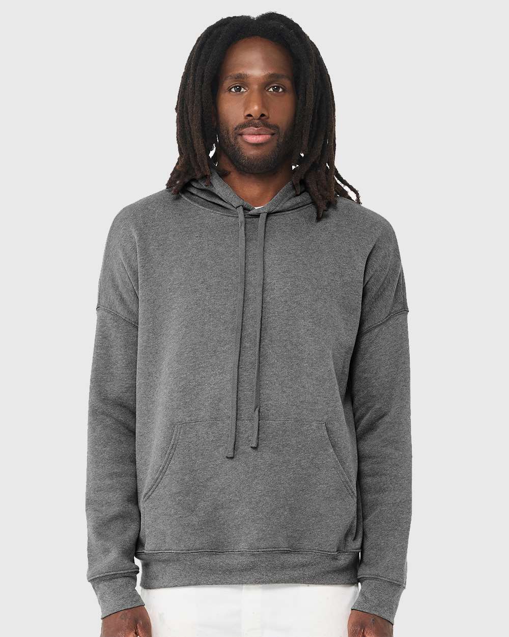 Unisex Sponge Fleece Drop Shoulder Hoodie Sweatshirt