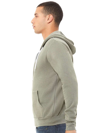 Unisex Sponge Fleece Full-Zip Hoodie Sweatshirt