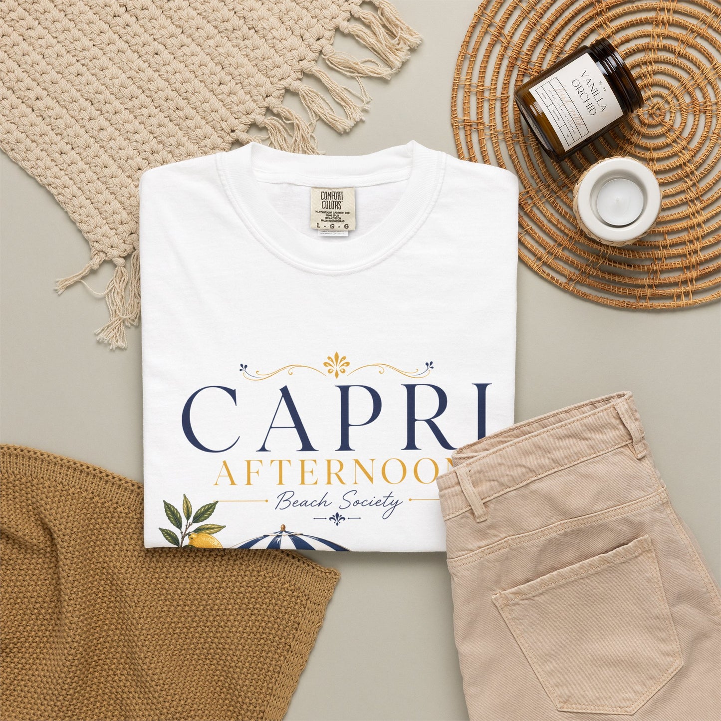 Capri Afternoon – Beach Society | Premium Graphic Tee
