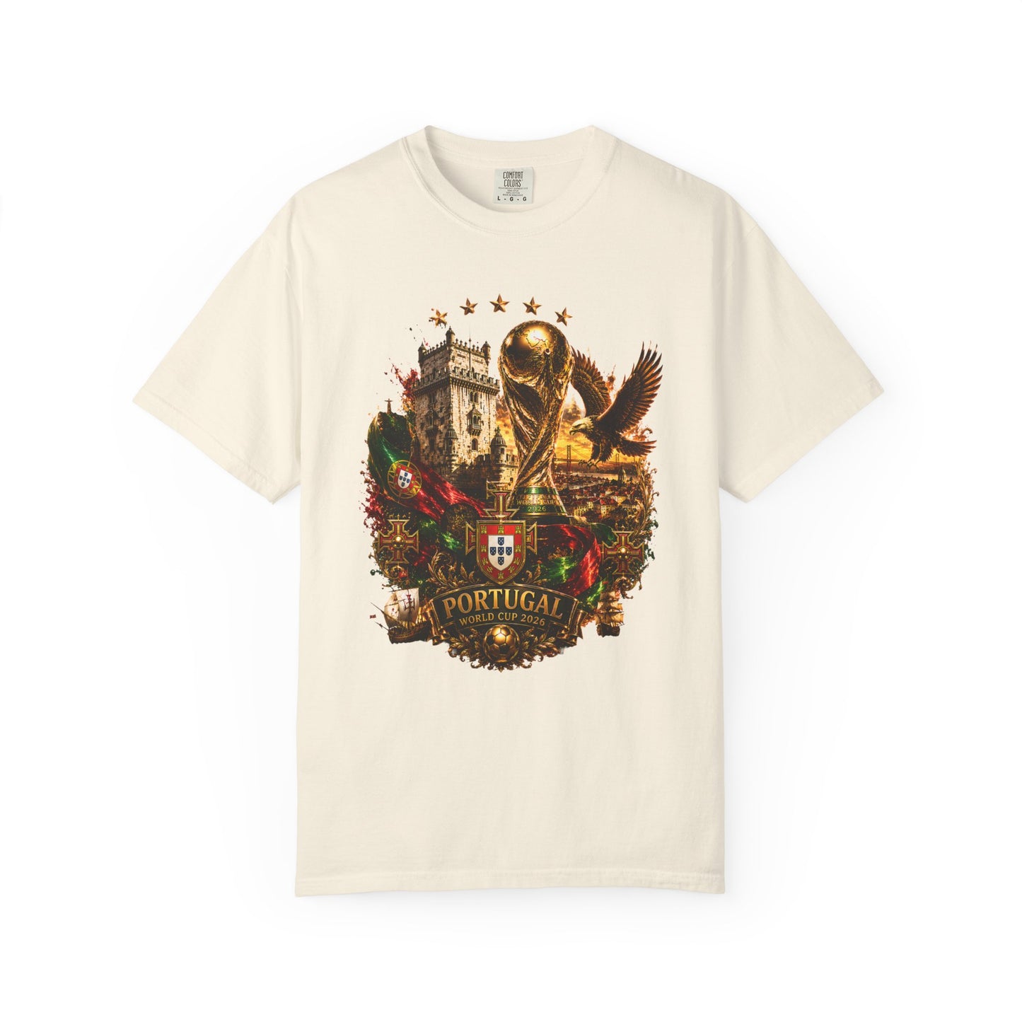 Portugal Football World Cup 2026 'Império de Glória' Epic Collage | Premium Graphic Tee